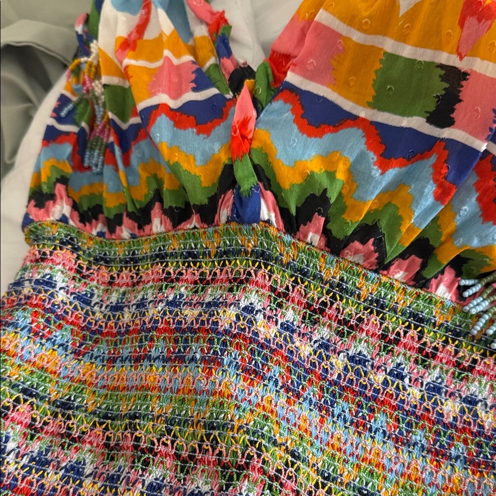 Colorful FARM Rio women’s tropical Patterned Dress size XS - Picture 10 of 10